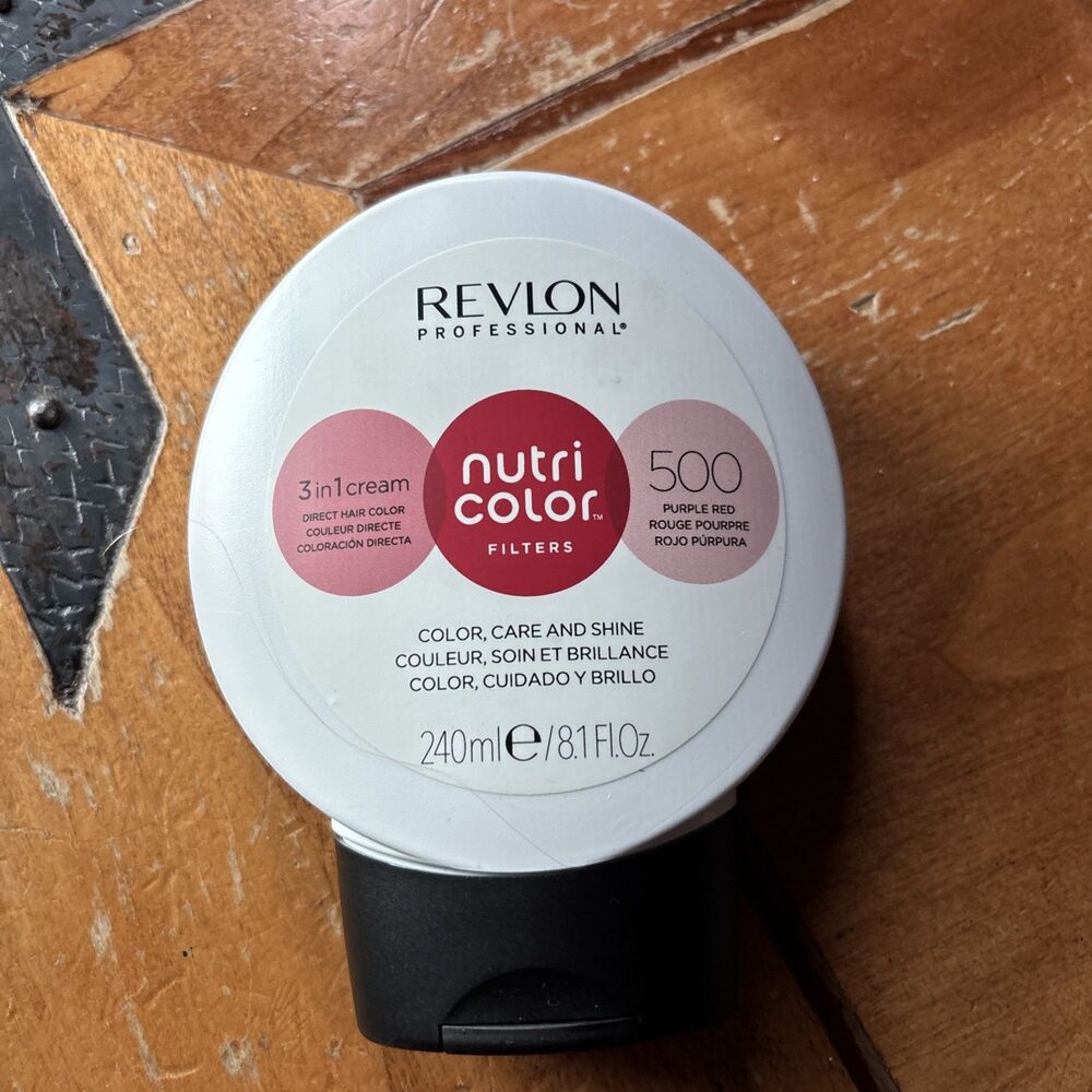 Revlon Professional Nutri Color Filter 240ml Purple Red 500 3 In 1 Cream